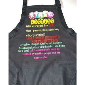 Custom bingo aprons and mask